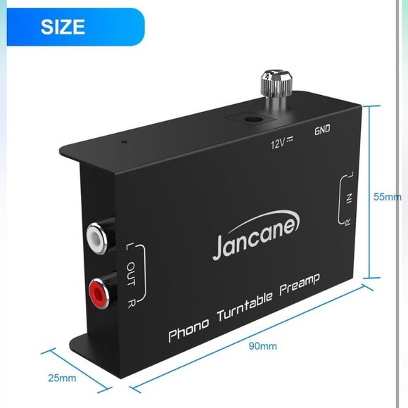 Phono Turntable Preamp, Phonograph - Picture 2 of 6